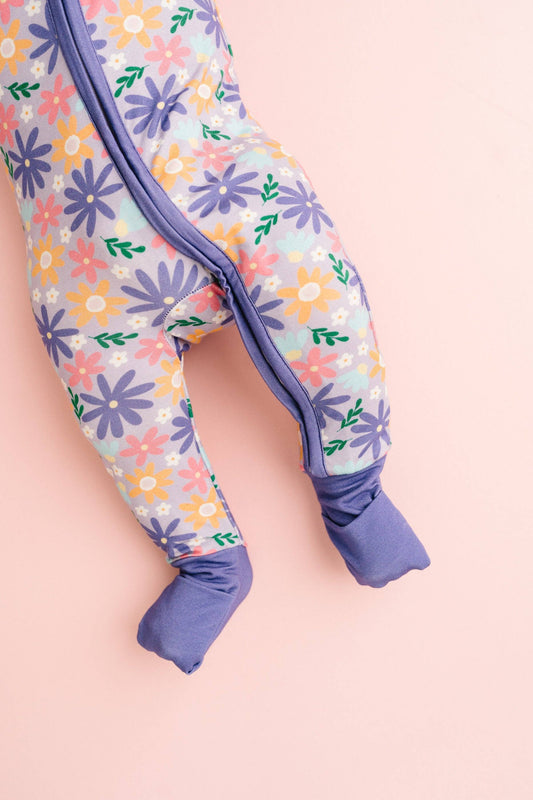 Lavender Blooms Bamboo Sleeper Thread & Co. Boutique, LLC