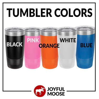 Insulated Travel Mug - 20 oz Engraved Tumbler With Double Wall Insulation For Crochet Lovers Joyful Moose