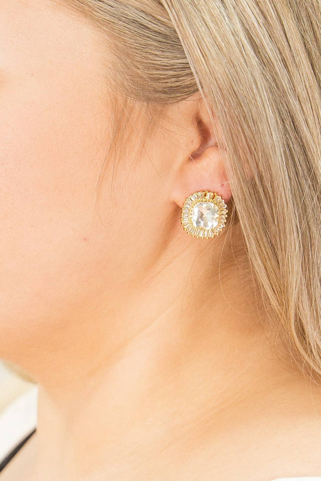 Large Rhinestone Studs, Gold Thread & Co. Boutique, LLC