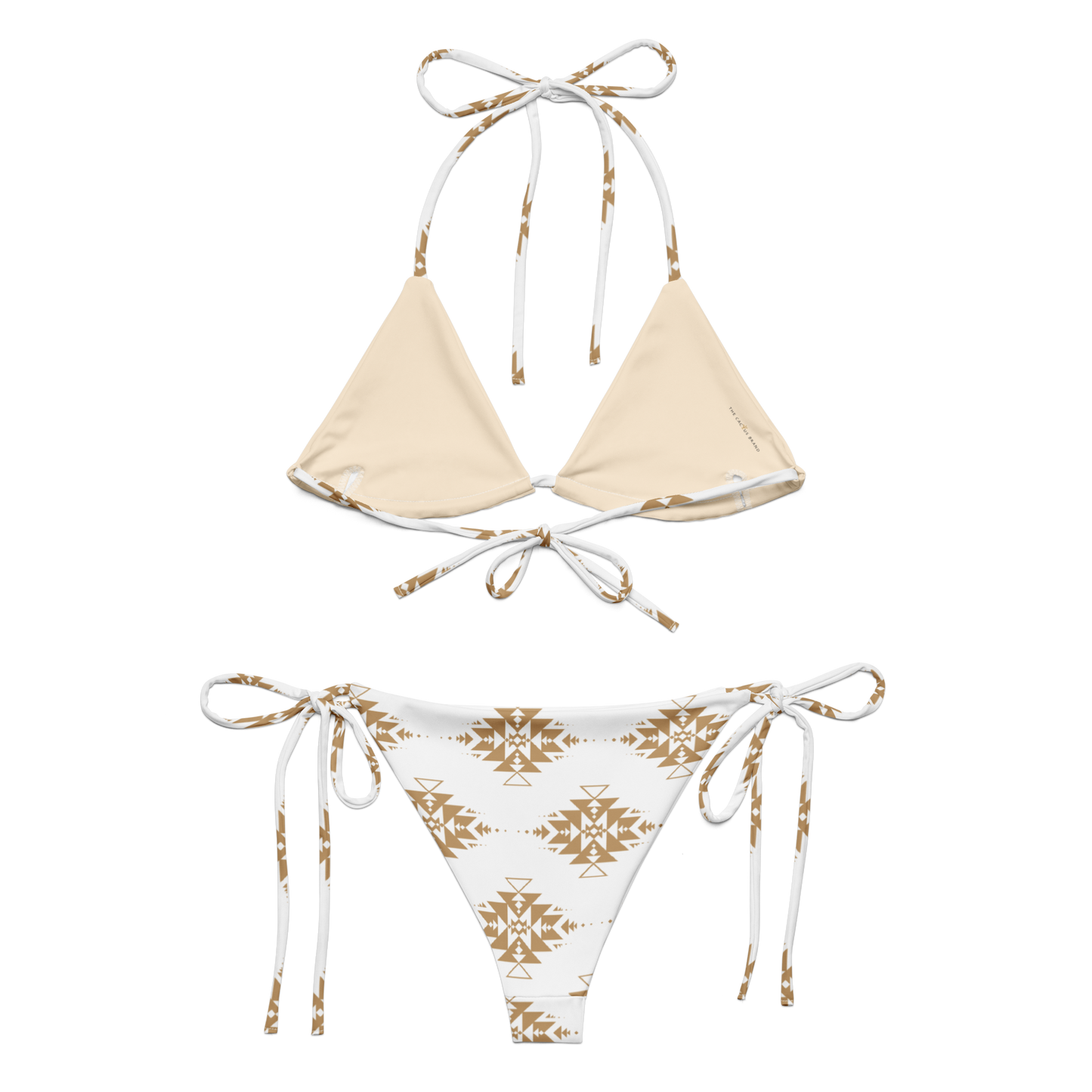 Gold Aztec String Bikini Wild Cactus Boutique