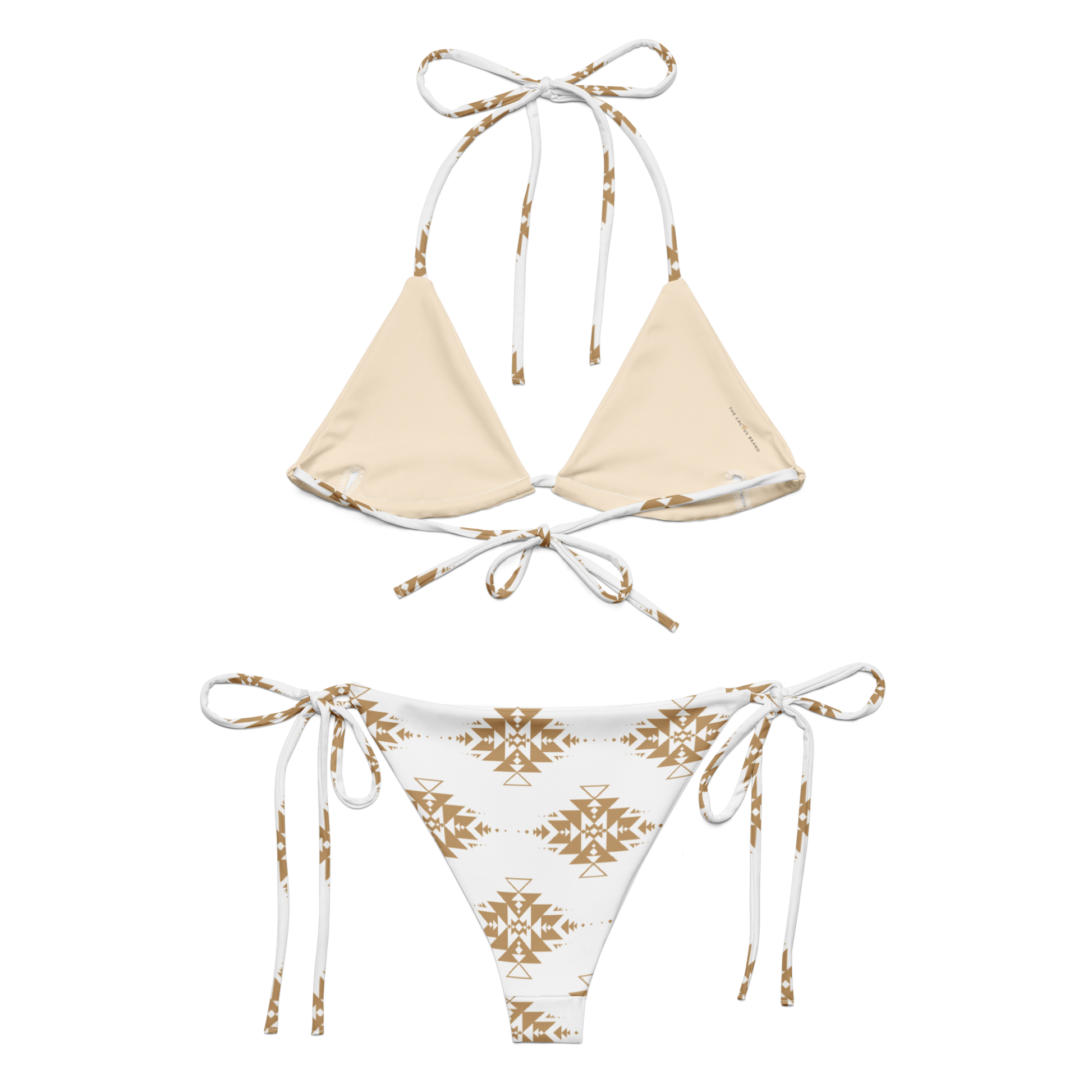 Gold Aztec String Bikini Wild Cactus Boutique