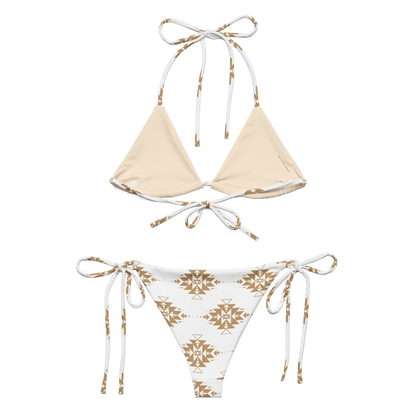 Gold Aztec String Bikini Wild Cactus Boutique