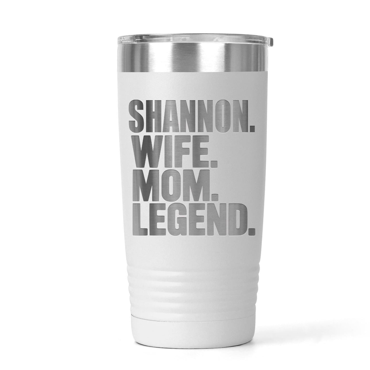 Personalized Stainless Steel Tumbler - 20 oz Double Wall Insulated Drinkware Joyful Moose
