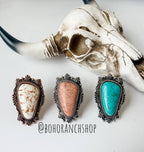 Oversized Western Navajo Statement Ring Wild Cactus Boutique
