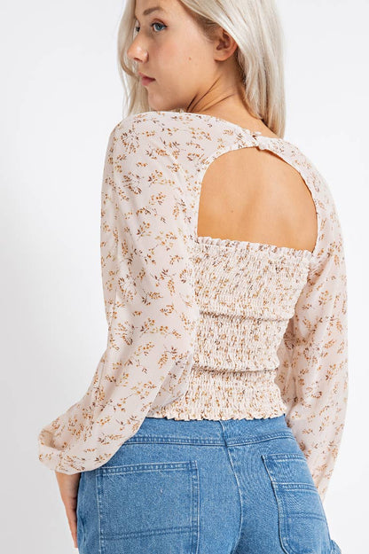 Sammi's Spring Floral Top Wild Cactus Boutique