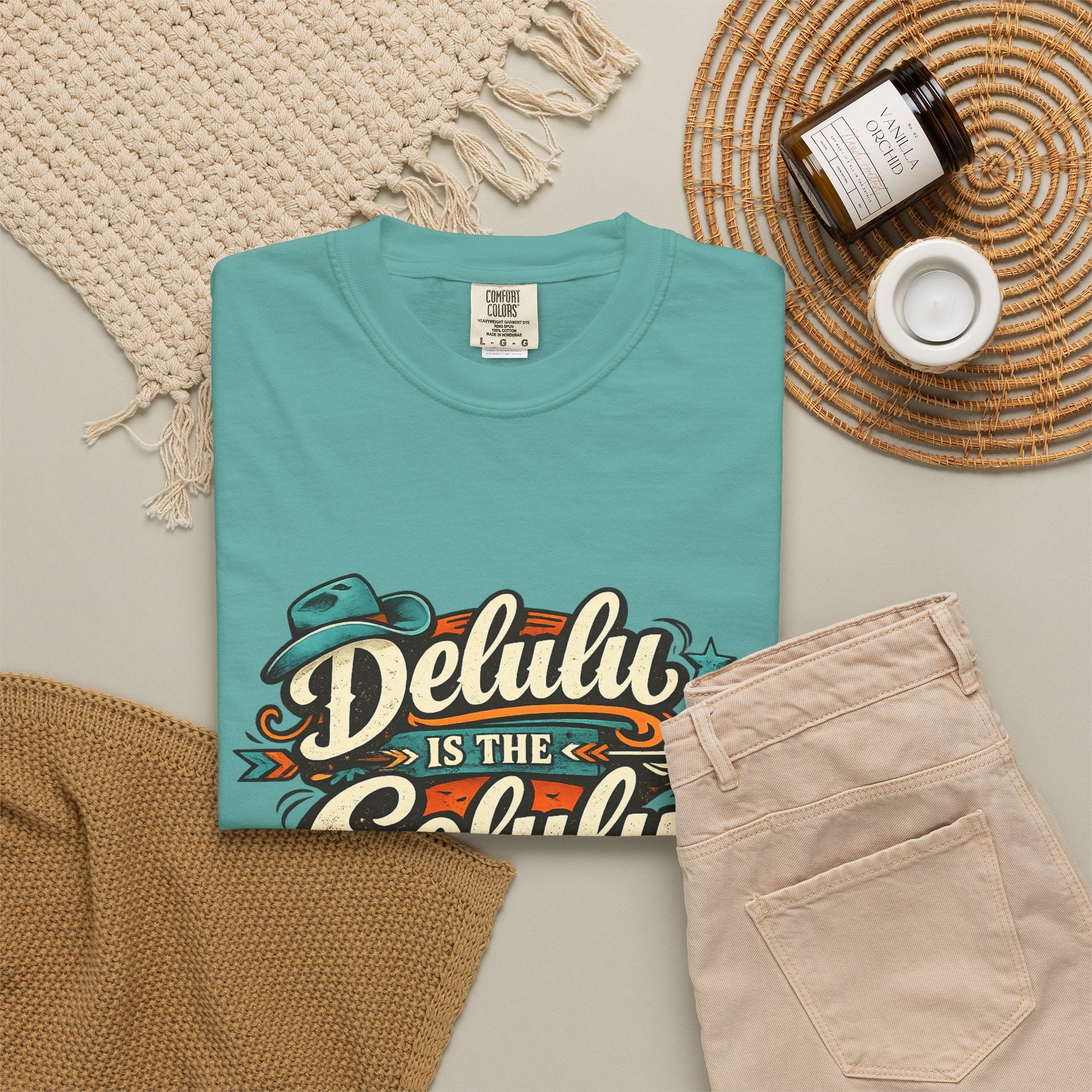 Delulu is the Solulu Retro Graphic Tee Printify