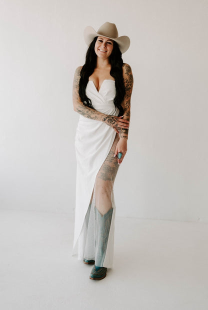 Lillian's Rhinestone Mesh Maxi Dress Wild Cactus Boutique