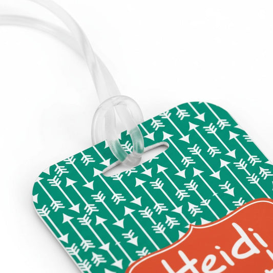Custom Bag Tag - Monogram Backpack Name Tag - Personalized Diaper Bag Tag -  Luggage Tag - Monogram Luggage Bag Tag Joyful Moose