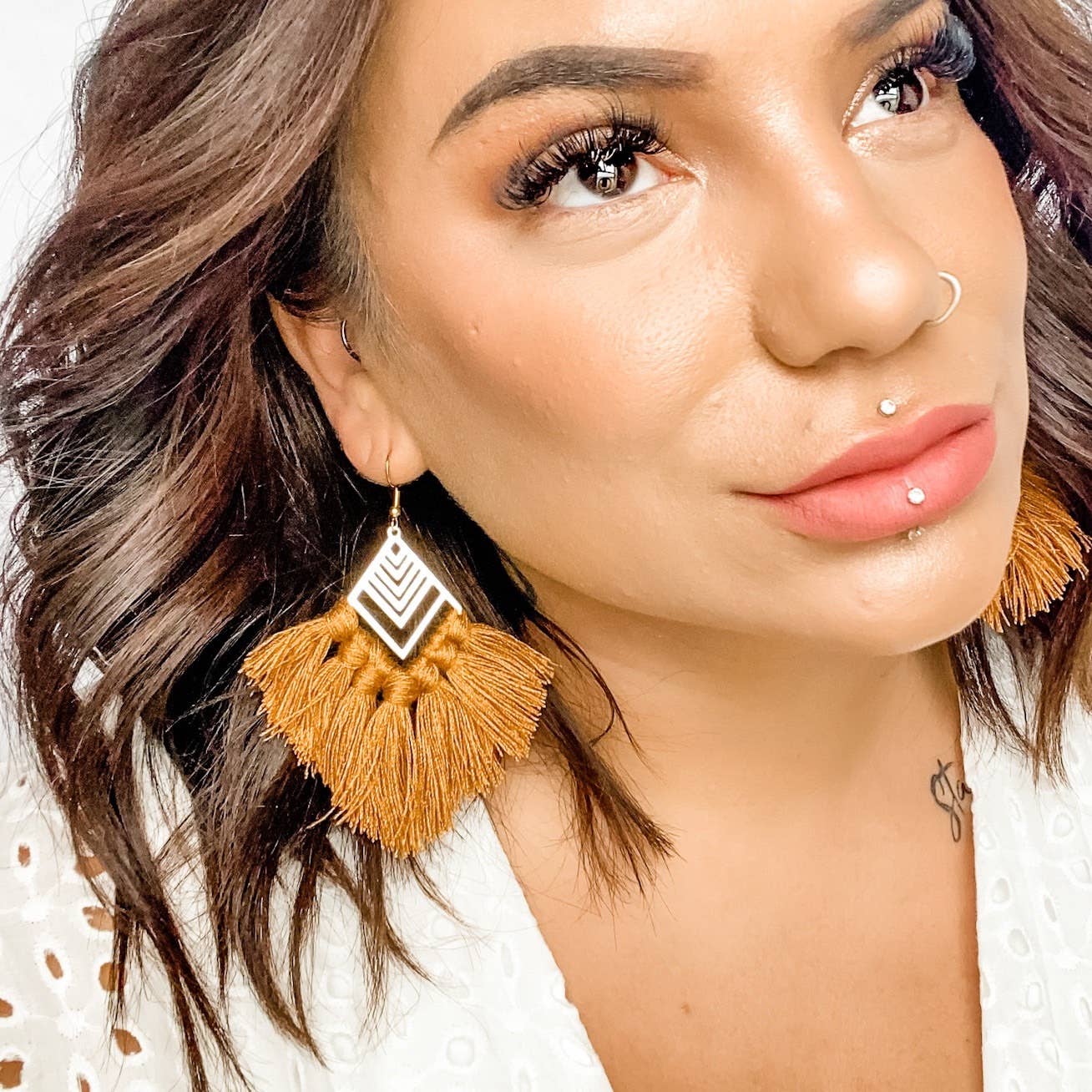 Western Boho Toffee Earrings Wild Cactus Boutique