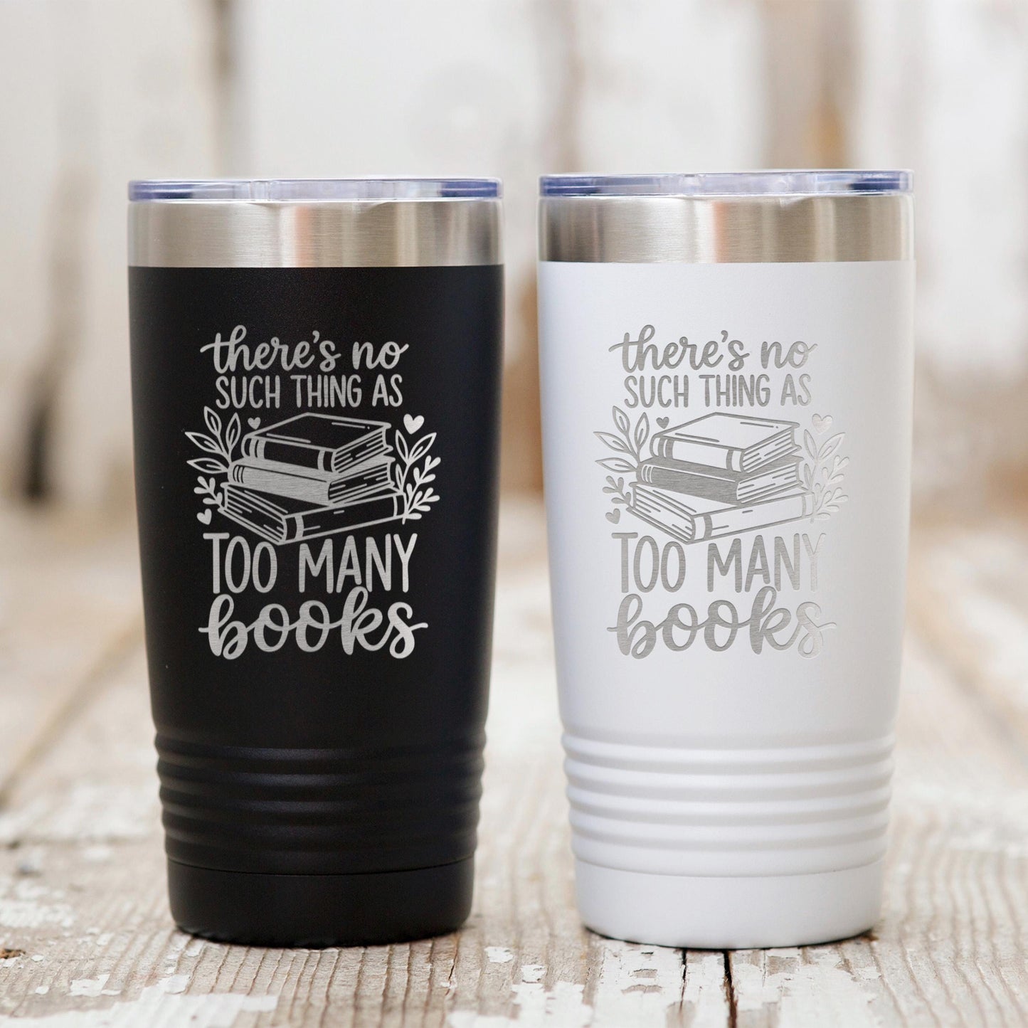 Double Wall Travel Mug – Insulated Tumbler for Book Lovers | Durable, Lightweight Joyful Moose