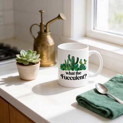 Funny Succulent Mug – Ceramic Coffee Mug with Cactus Design | Joyful Moose Joyful Moose
