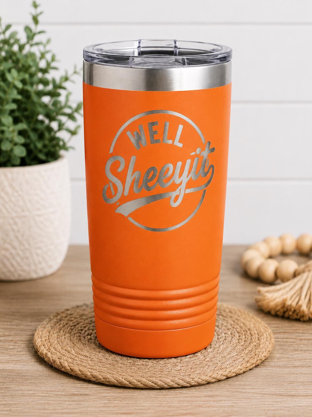 Funny Southern Tumbler – Olive Green Insulated Travel Mug With Sarcastic Saying Joyful Moose