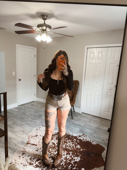 Hazel's Long Sleeve Bodysuit Wild Cactus Boutique