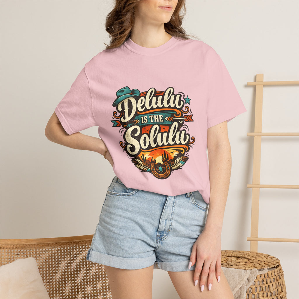Delulu is the Solulu Retro Graphic Tee Printify