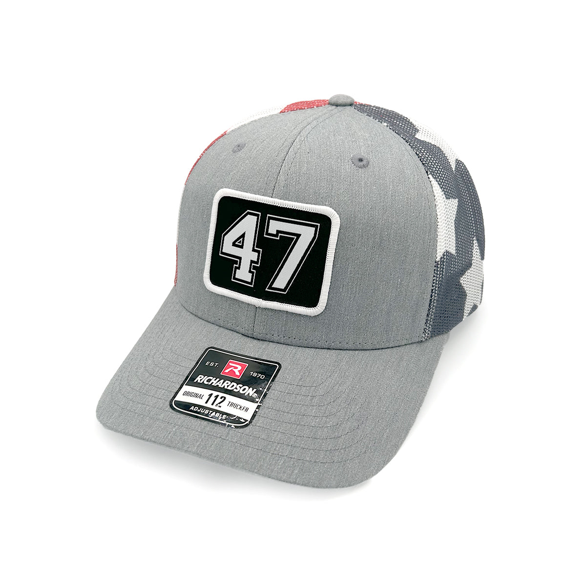 47 Woven Patch Hat Shield Republic