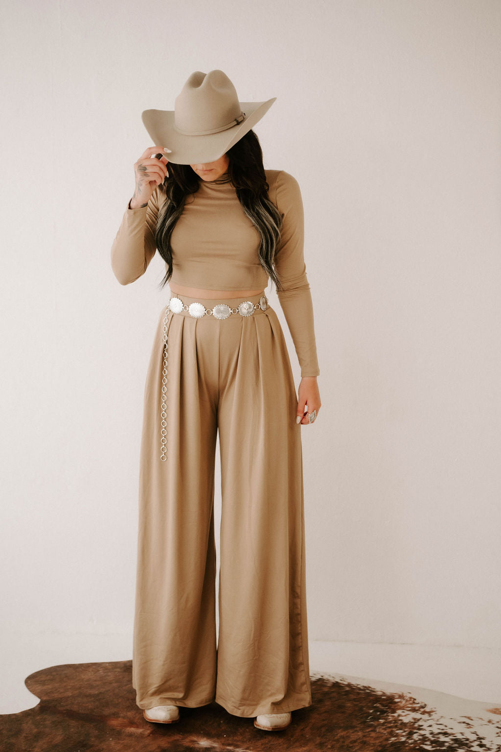 Catalina's Taupe Pant Set Wild Cactus Boutique