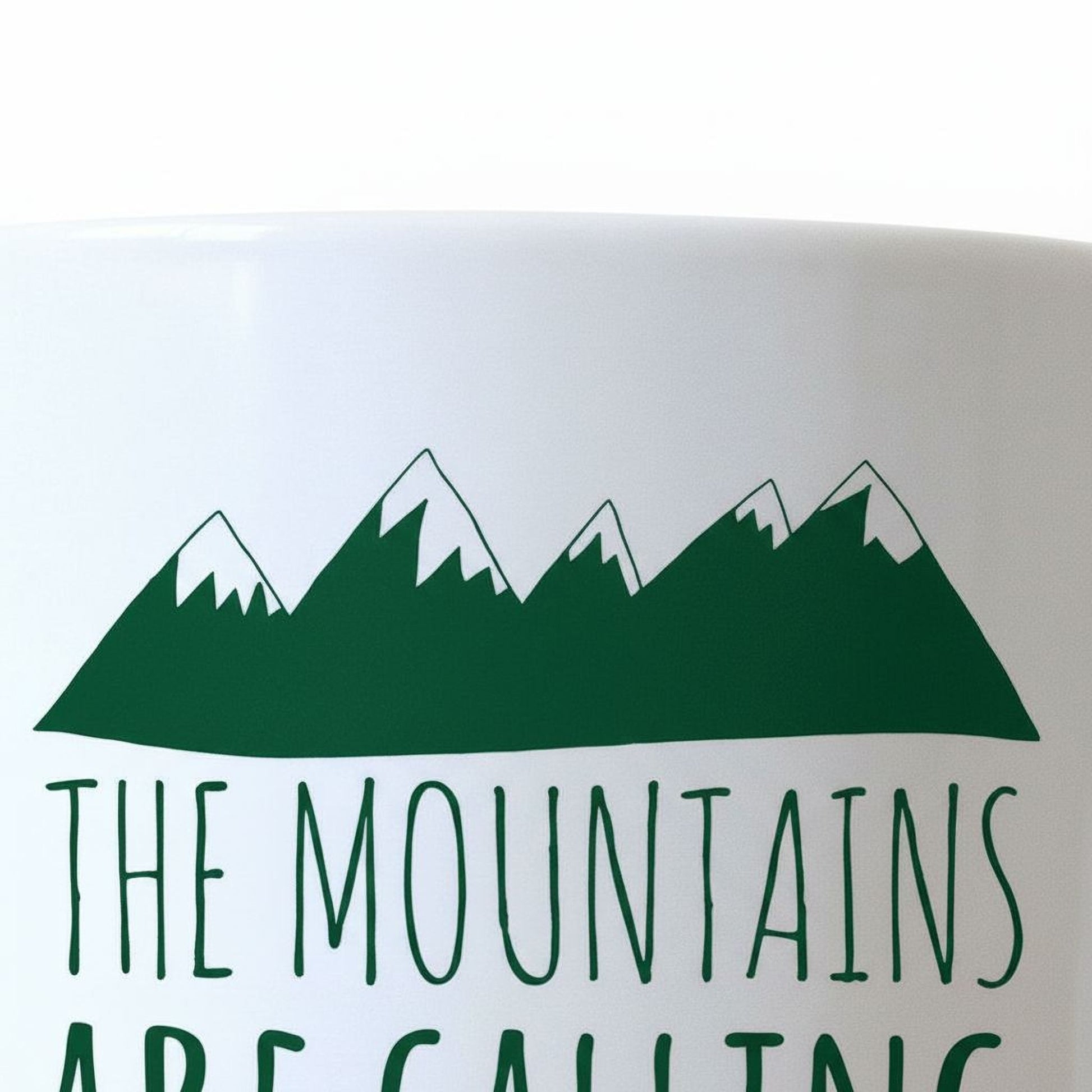Mountain Coffee Mug – Ceramic Rocky Mountain Mug | Dishwasher Safe, Camping Gift Joyful Moose