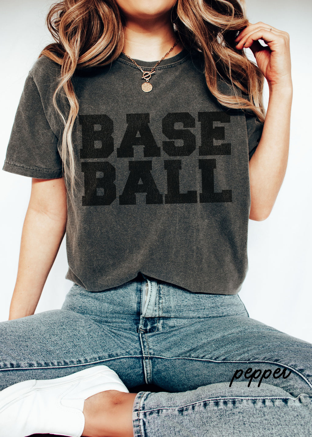 *BASEBALL University Tee *12 Colors (S-4X) Chloe Vs Tank The Boutique