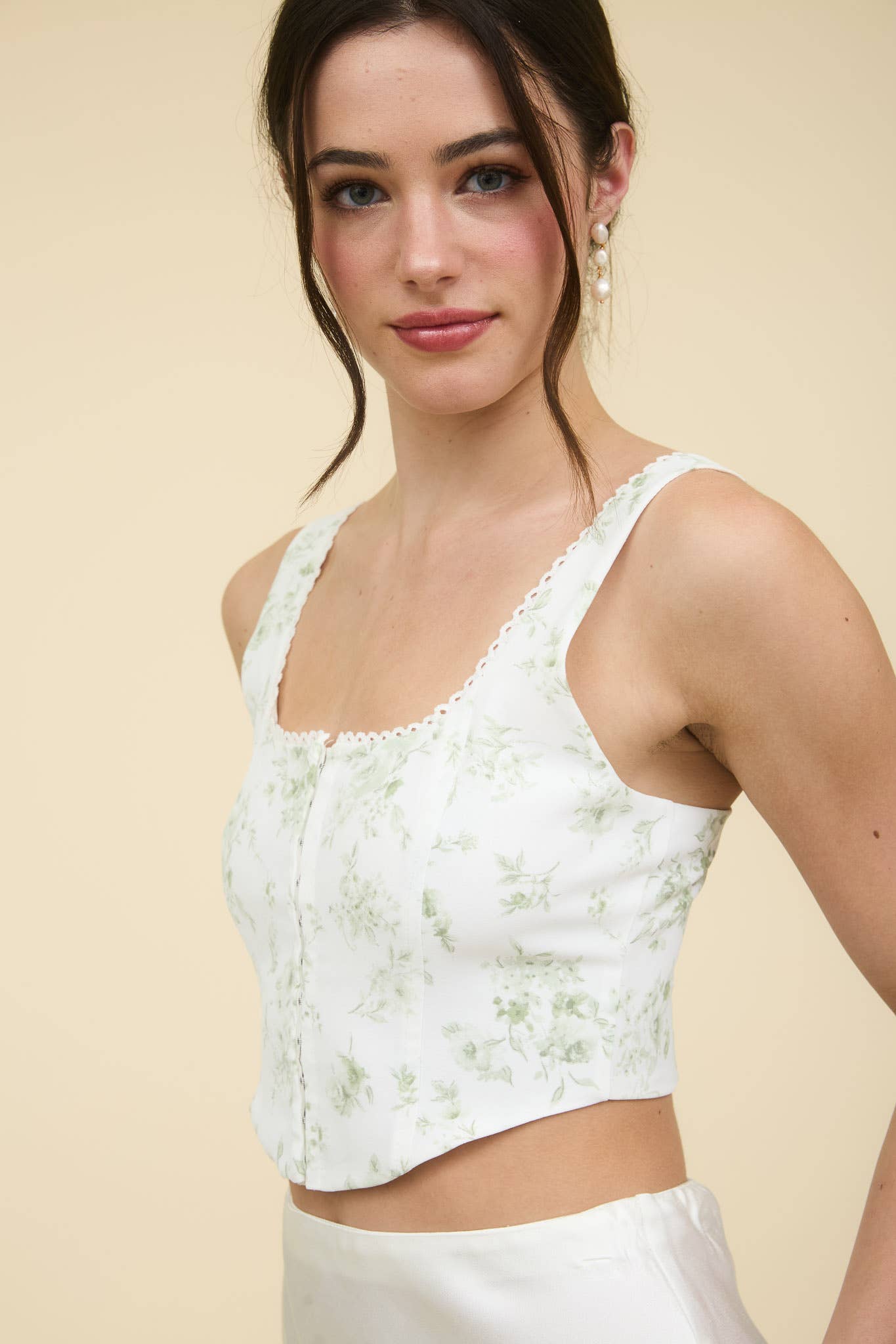 Sophia's Floral Crop Top Wild Cactus Boutique