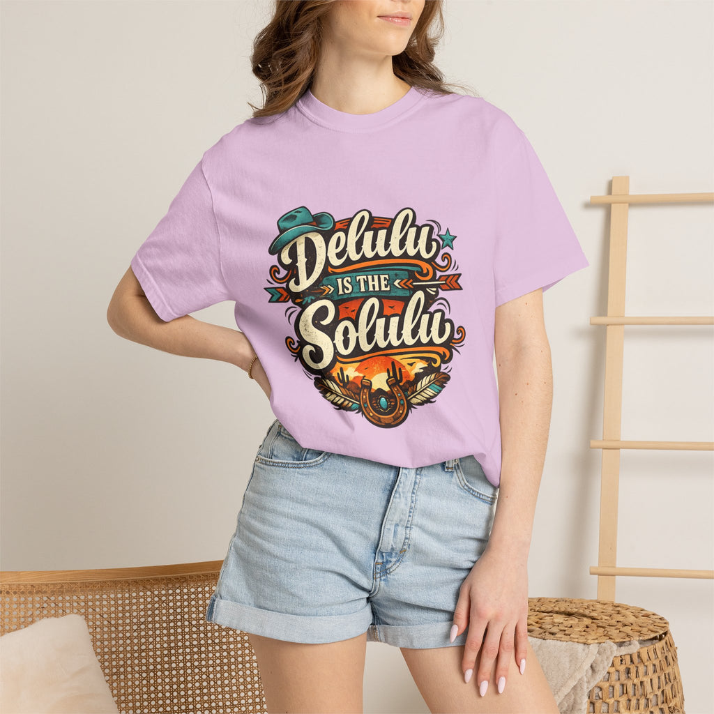 Delulu is the Solulu Retro Graphic Tee Printify