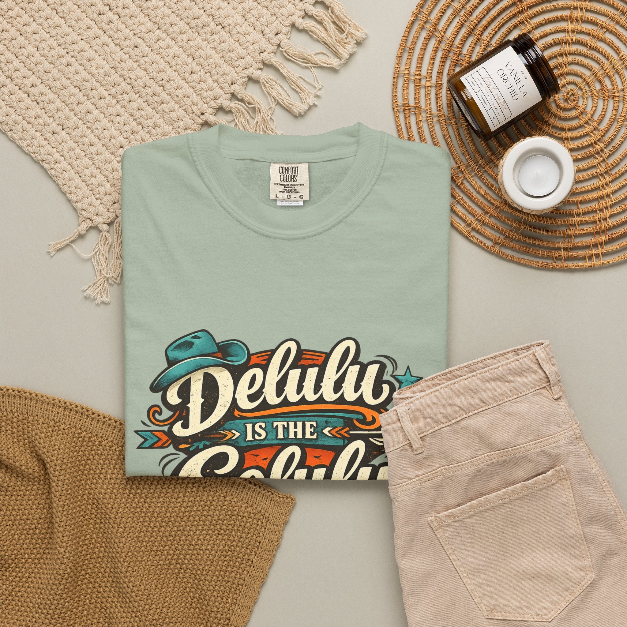 Delulu is the Solulu Retro Graphic Tee Printify