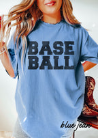 *BASEBALL University Tee *12 Colors (S-4X) Chloe Vs Tank The Boutique
