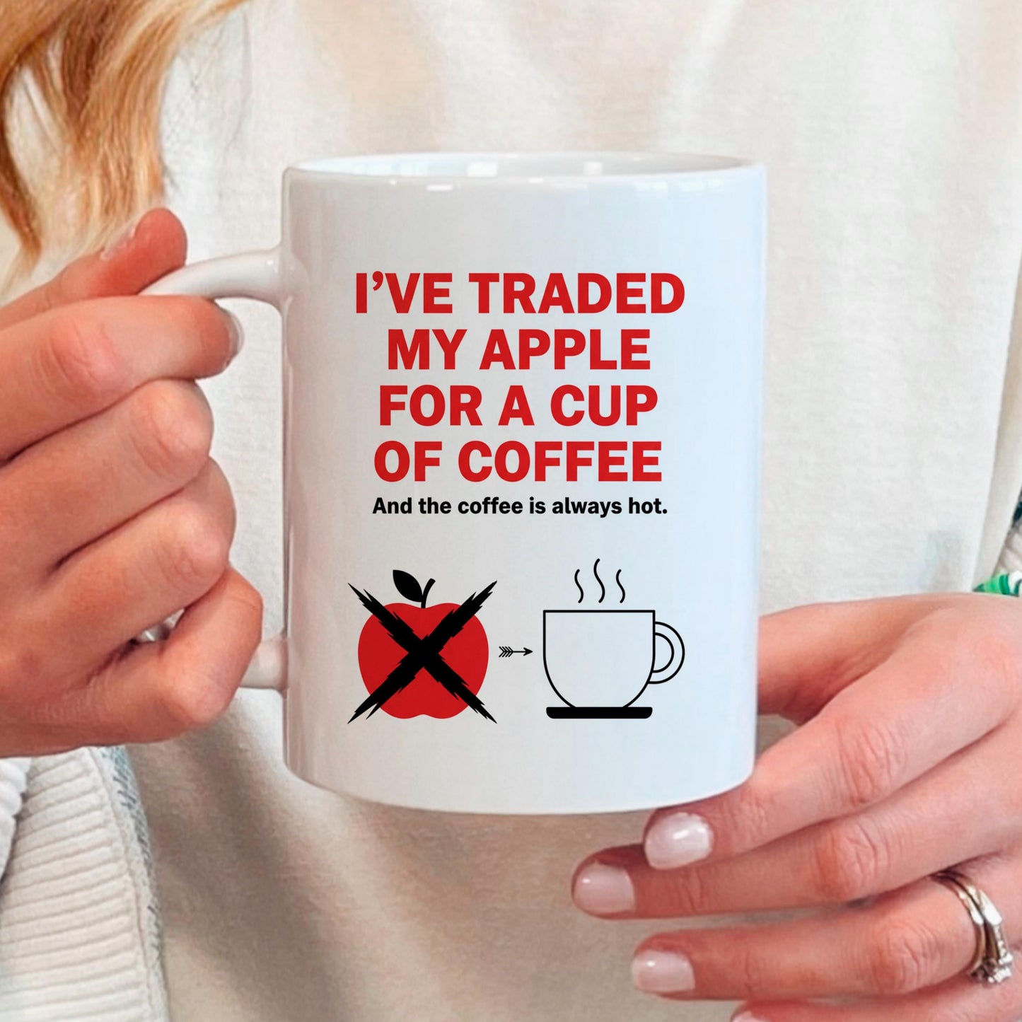Teacher Coffee Mug – Funny Teacher Gift | Ceramic Coffee Cup, Dishwasher Safe Joyful Moose