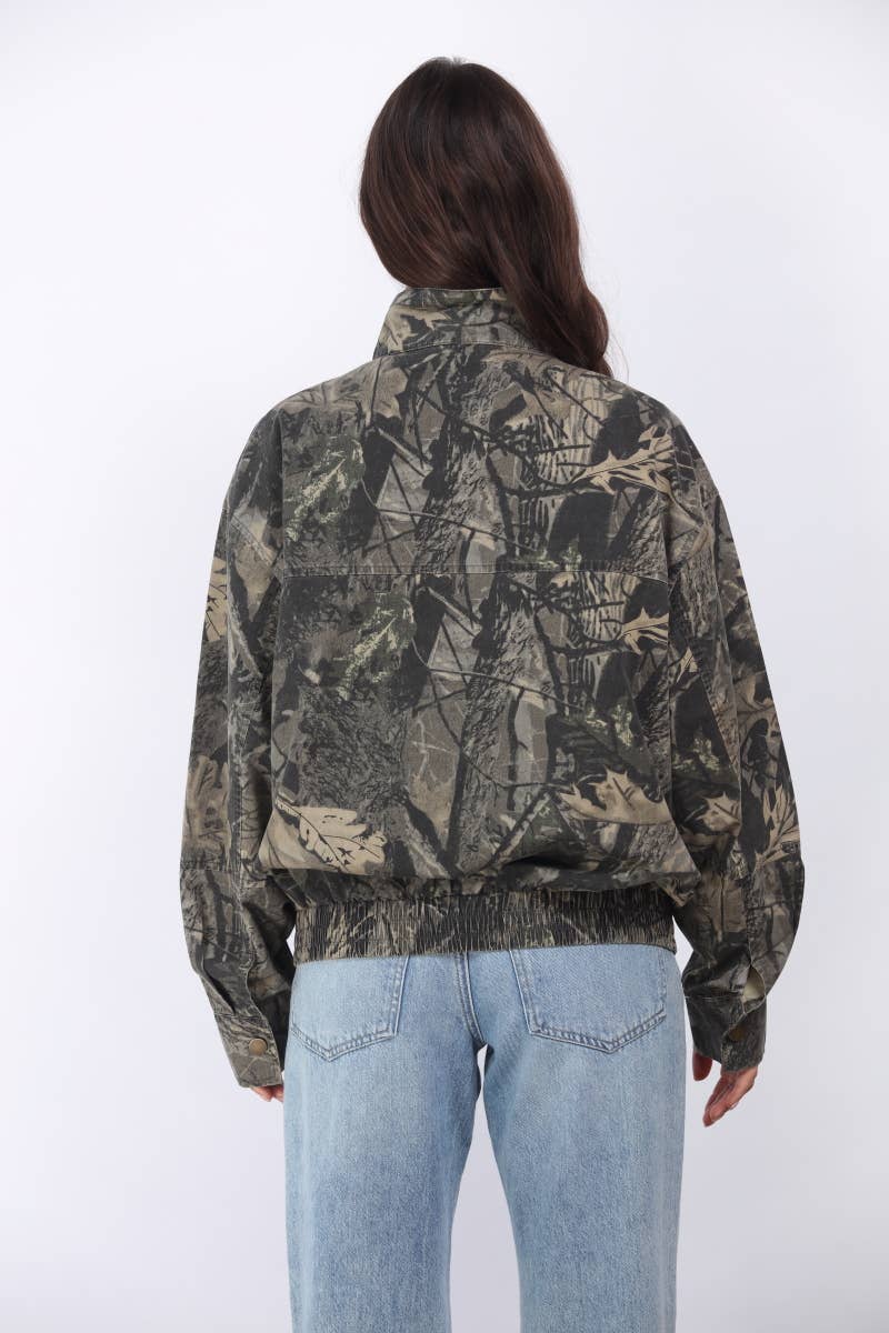 Camo Oversize Jacket Wild Cactus Boutique