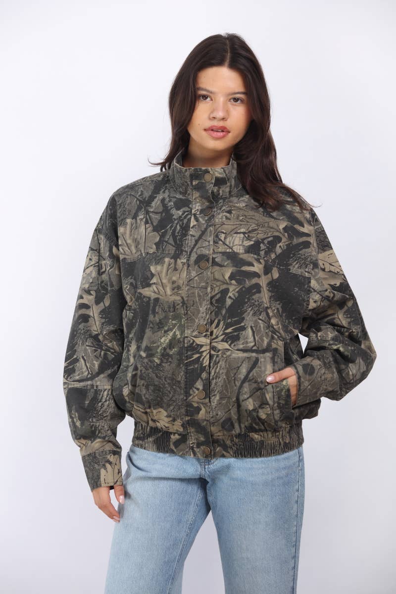 Camo Oversize Jacket Wild Cactus Boutique