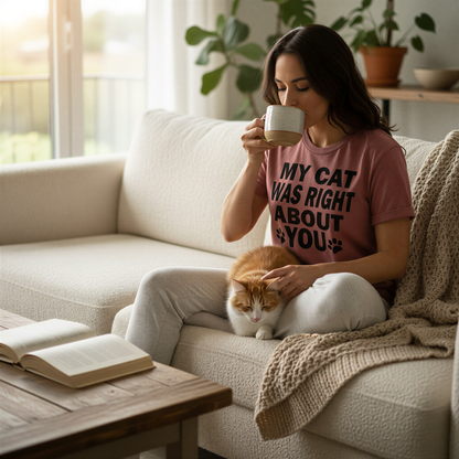 Funny Cat Shirt – Bella Canvas Tee | Cute Cat Mom Shirt Gift Ideas Joyful Moose
