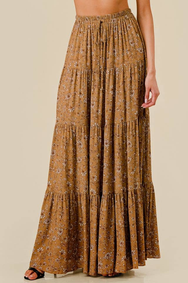 Preston's Floral Maxi Skirt Wild Cactus Boutique