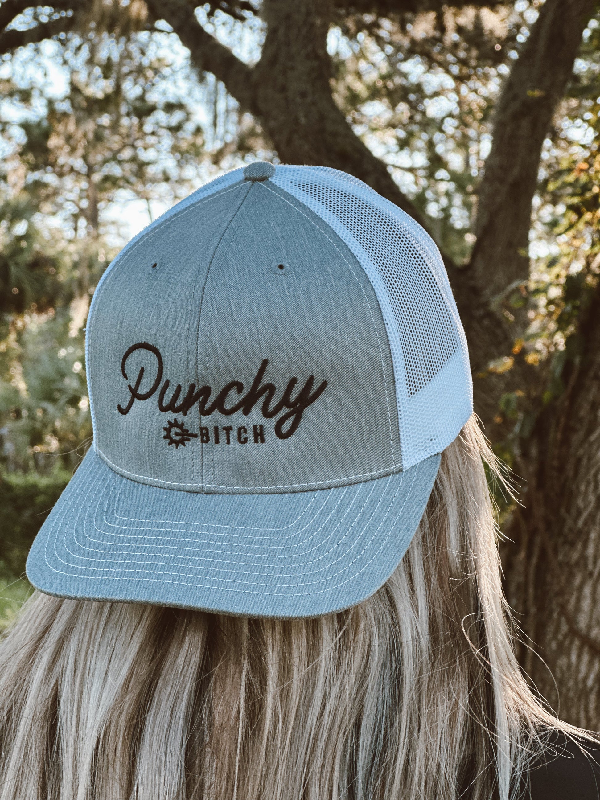 Punchy Bitch Hat - Black Logo Wild Cactus Boutique