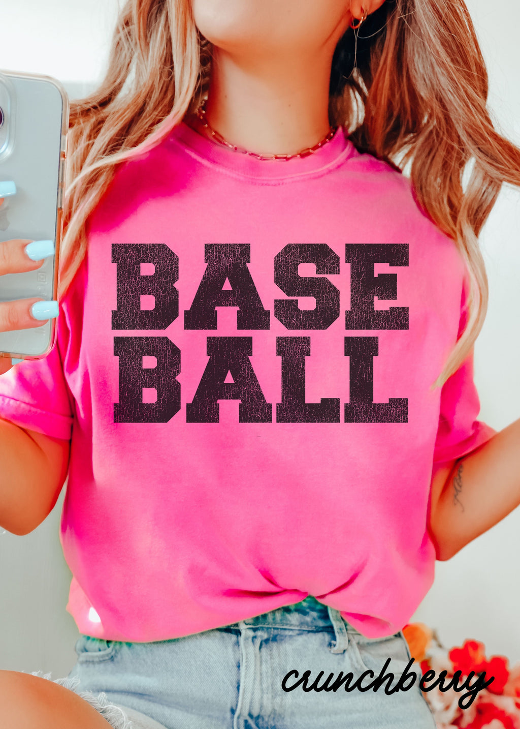 *BASEBALL University Tee *12 Colors (S-4X) Chloe Vs Tank The Boutique