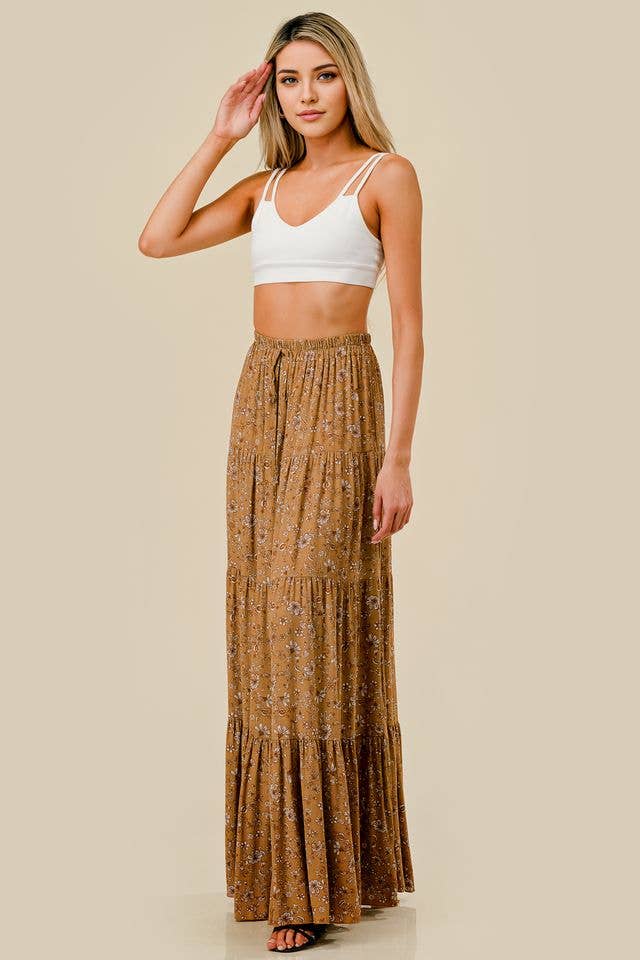 Preston's Floral Maxi Skirt Wild Cactus Boutique
