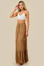 Preston's Floral Maxi Skirt Wild Cactus Boutique