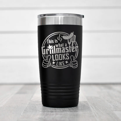 Grillmaster Tumbler - Insulated Stainless Steel Double Wall Tumbler For BBQ Gift Joyful Moose