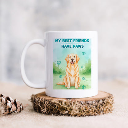 Dog Lover Mug – Golden Retriever Mug | Pet Lover Coffee Cup, Dishwasher Safe Joyful Moose