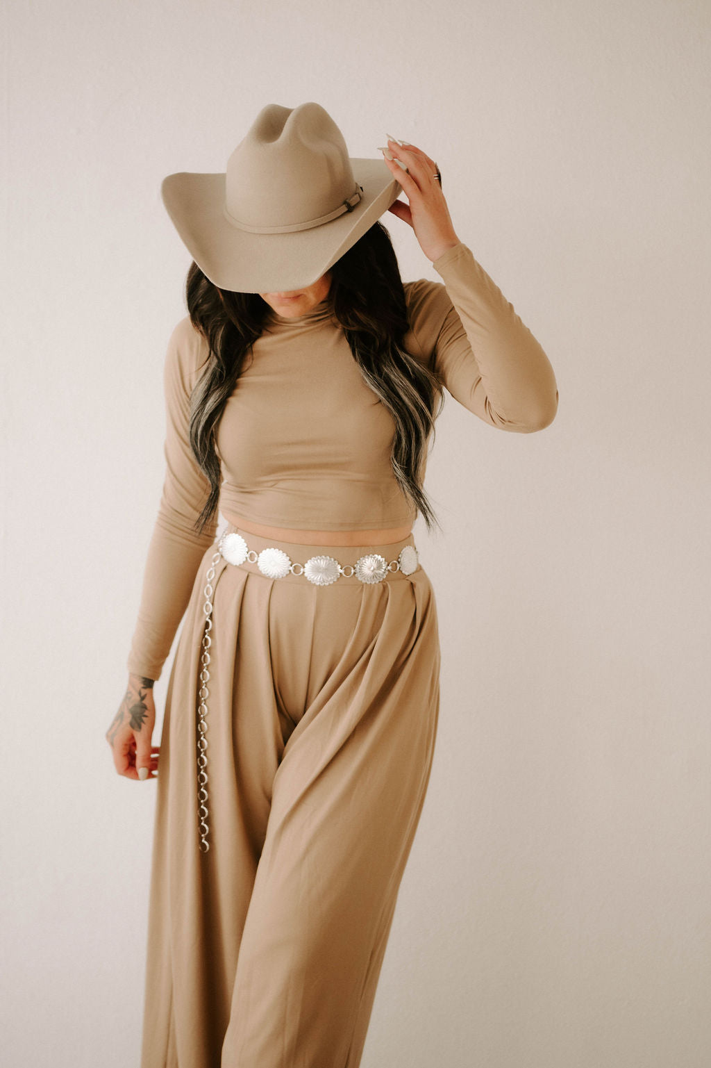 Catalina's Taupe Pant Set Wild Cactus Boutique