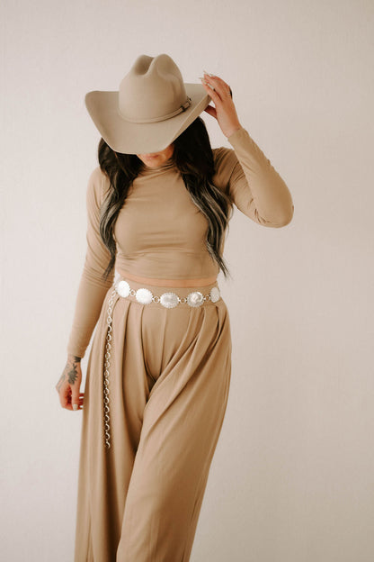 Catalina's Taupe Pant Set Wild Cactus Boutique