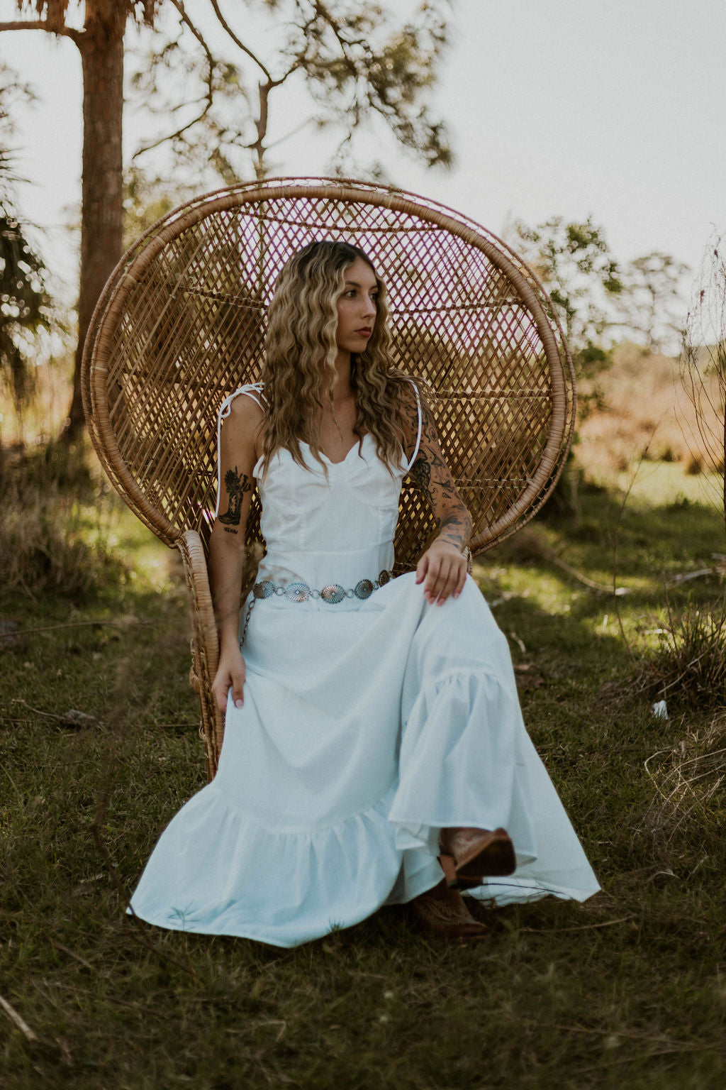 Open Fields Tiered Dress Wild Cactus Boutique