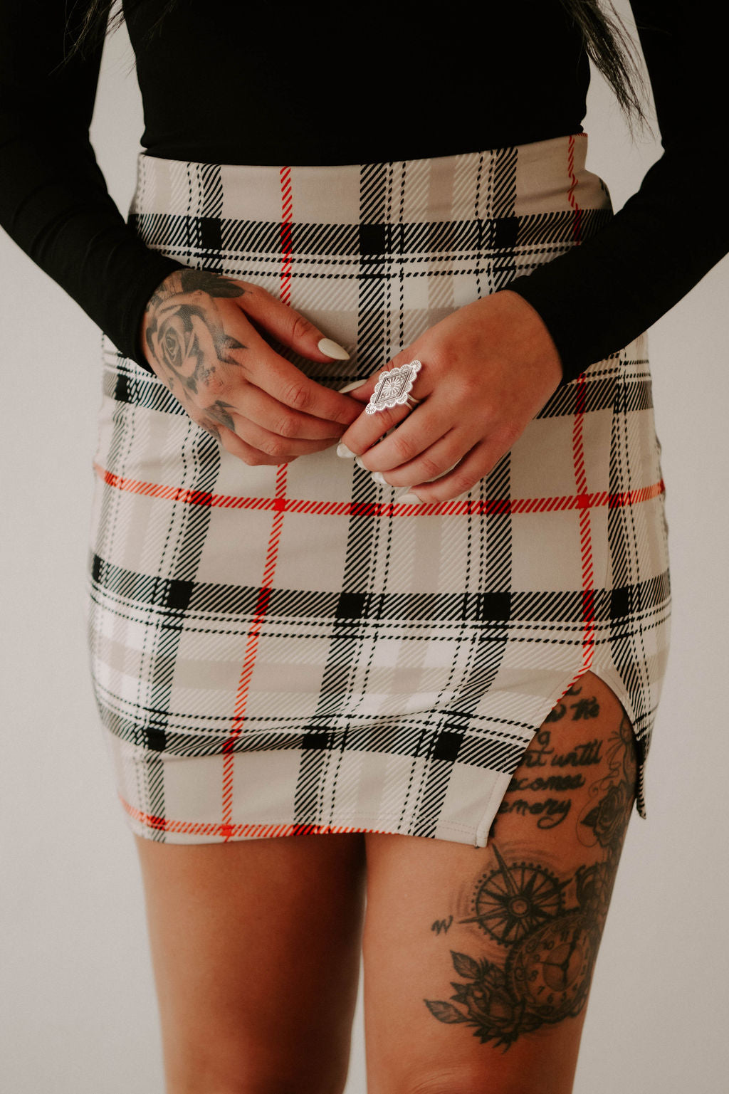 Harley's Plaid Mini Skirt Wild Cactus Boutique