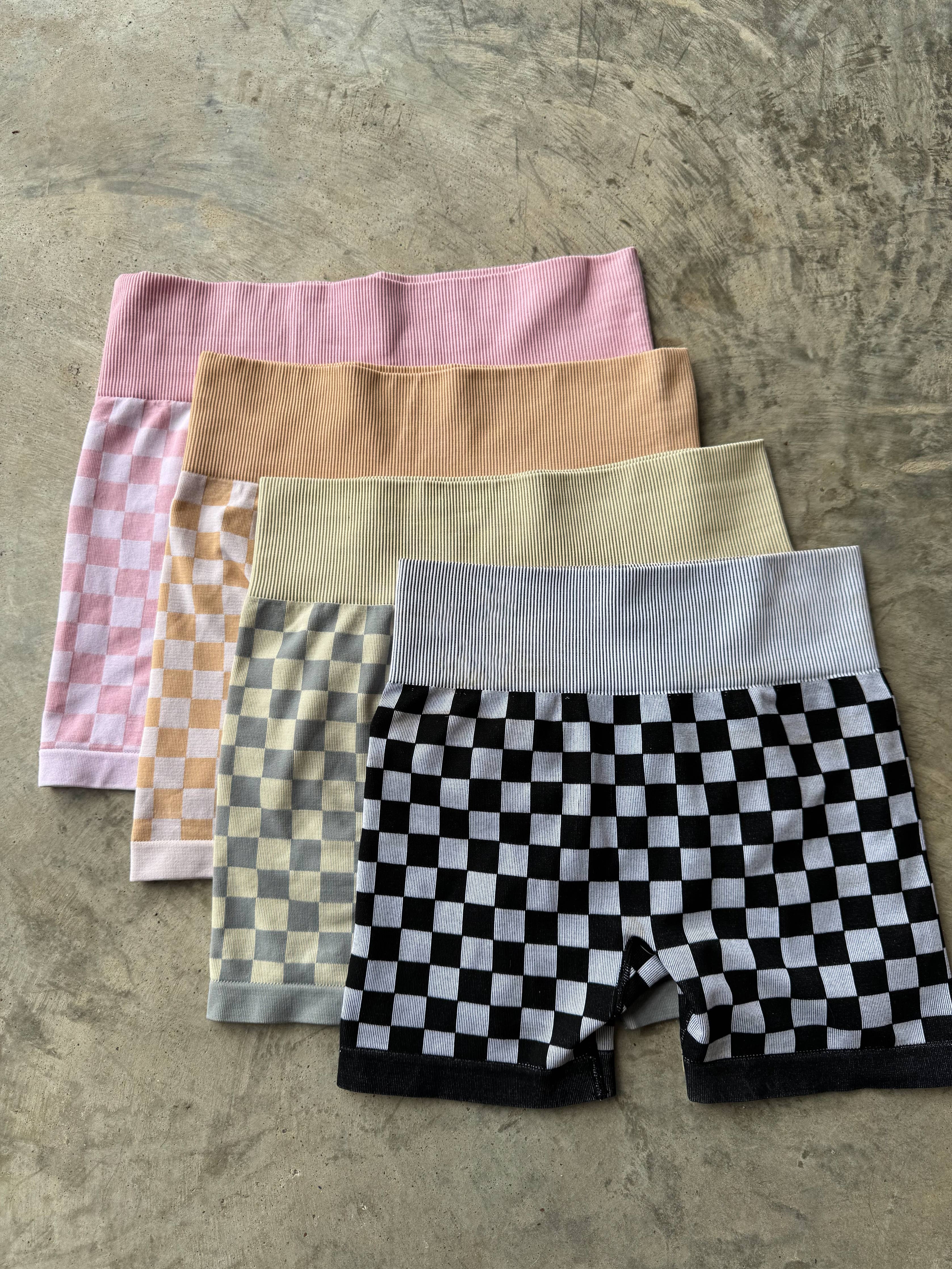 Checkered Gym Set Wild Cactus Boutique