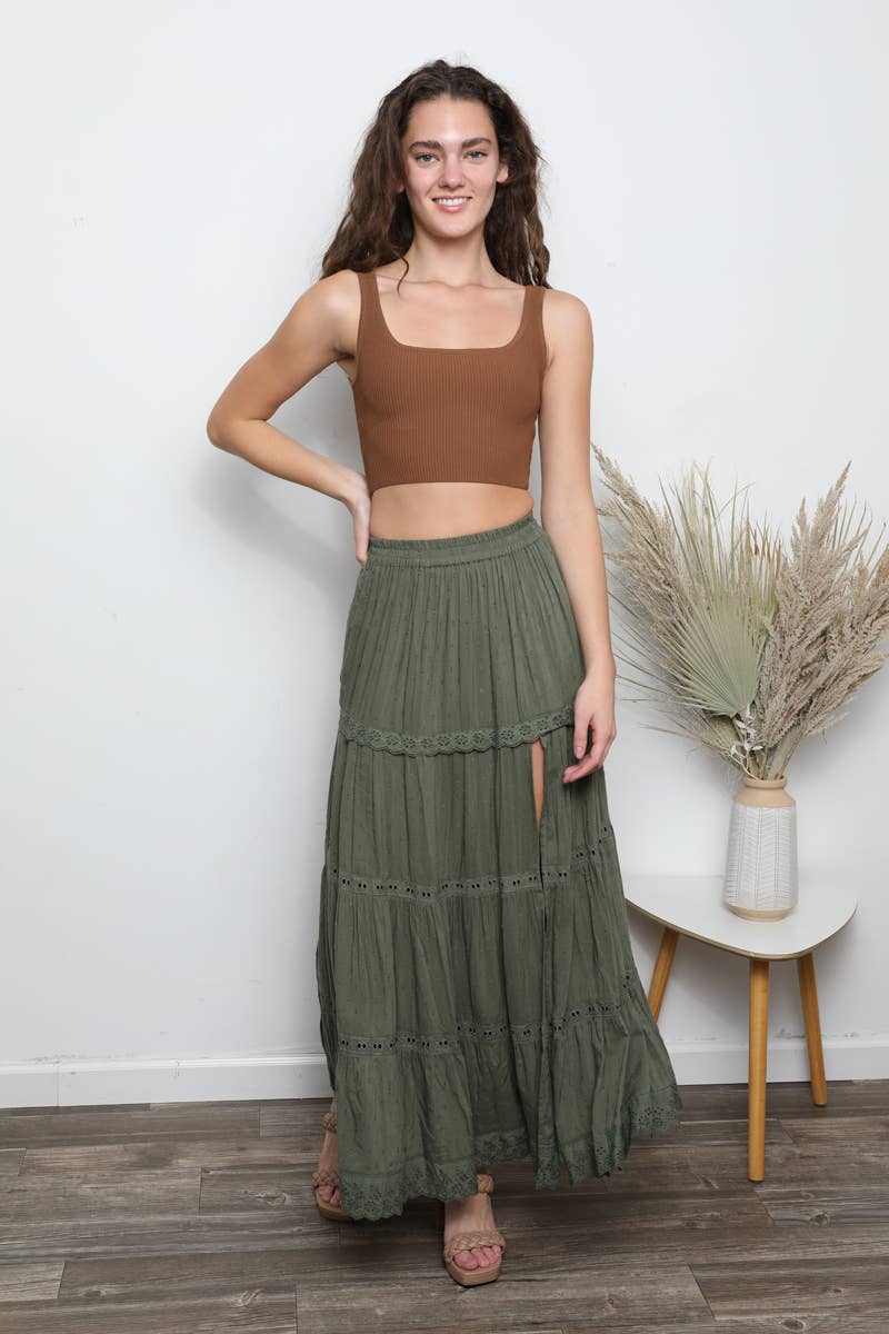 Autumn's Boho Maxi Skirt Wild Cactus Boutique