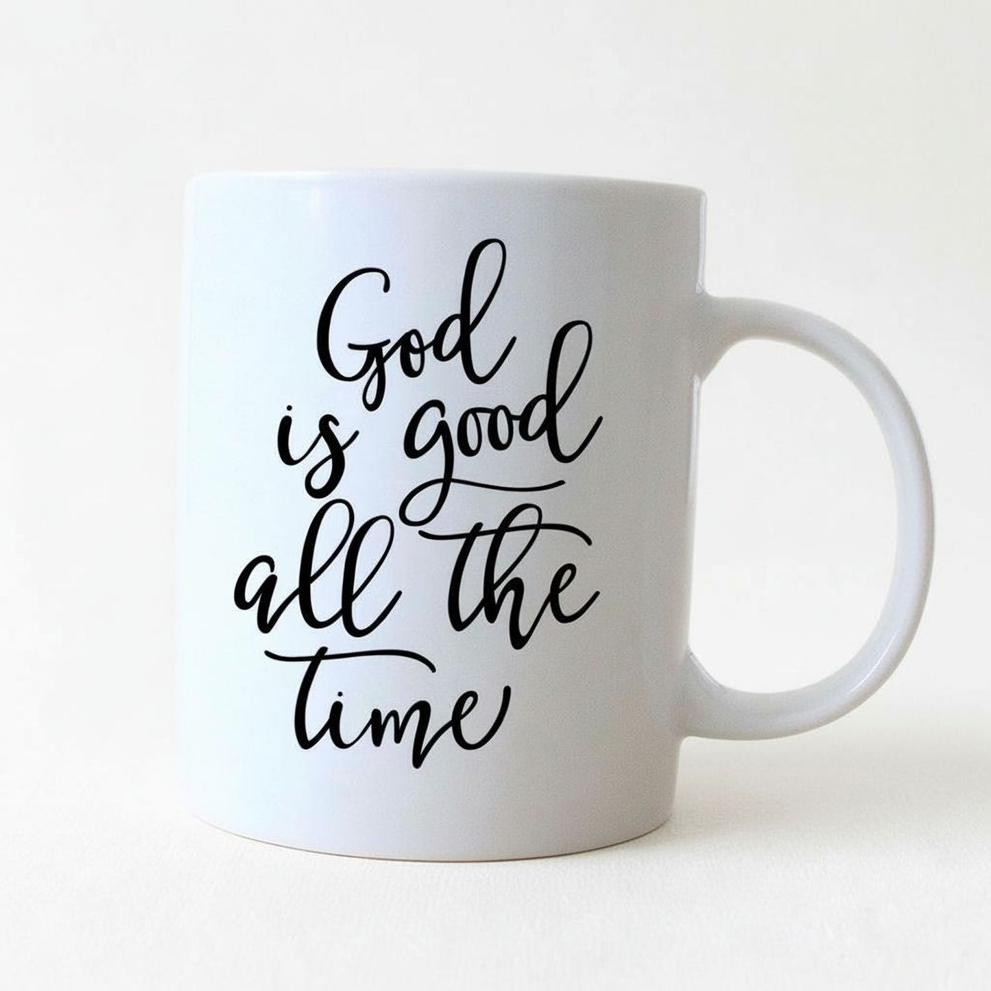 Christian Coffee Mug – God Is Good Mug | Bible Verse Ceramic Cup, Dishwasher Safe Joyful Moose