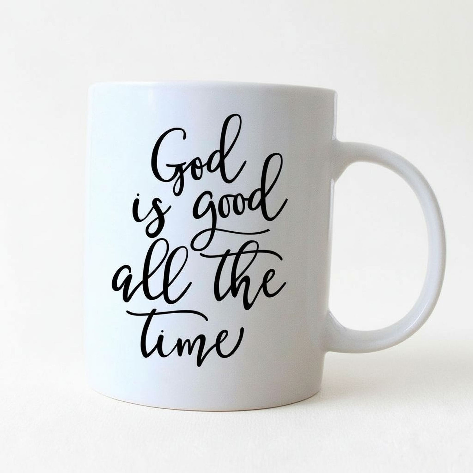 Christian Coffee Mug – God Is Good Mug | Bible Verse Ceramic Cup, Dishwasher Safe Joyful Moose