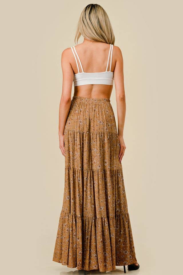 Preston's Floral Maxi Skirt Wild Cactus Boutique