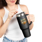 40oz Insulated Travel Mug – 'Delulu in the Solulu' Printify