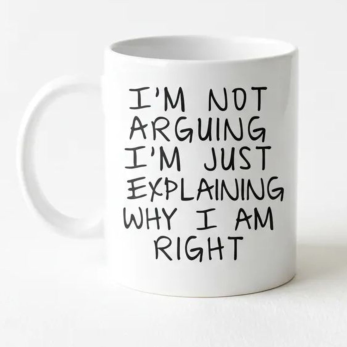 Funny Coffee Mugs – Ceramic Birthday Gift for Men | Dishwasher Safe Mug Joyful Moose