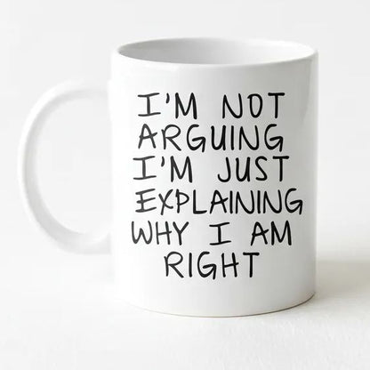 Funny Coffee Mugs – Ceramic Birthday Gift for Men | Dishwasher Safe Mug Joyful Moose
