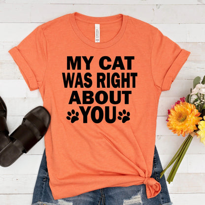 Funny Cat Shirt – Bella Canvas Tee | Cute Cat Mom Shirt Gift Ideas Joyful Moose